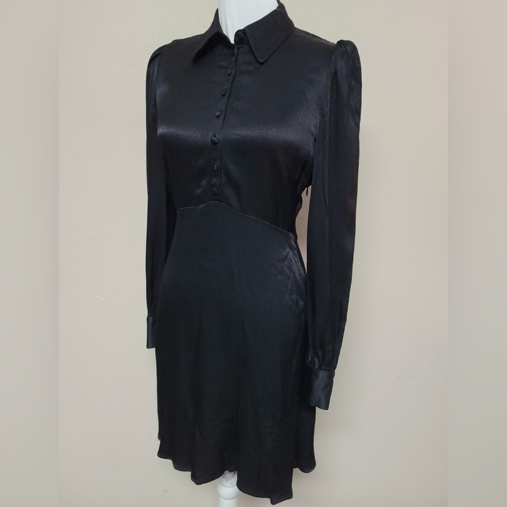 Paris Atalier X & Other Stories all black dress with beautiful button detailing.